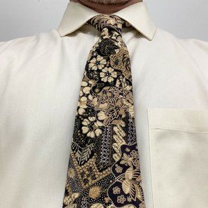 Schreter abstract floral design men’s tie